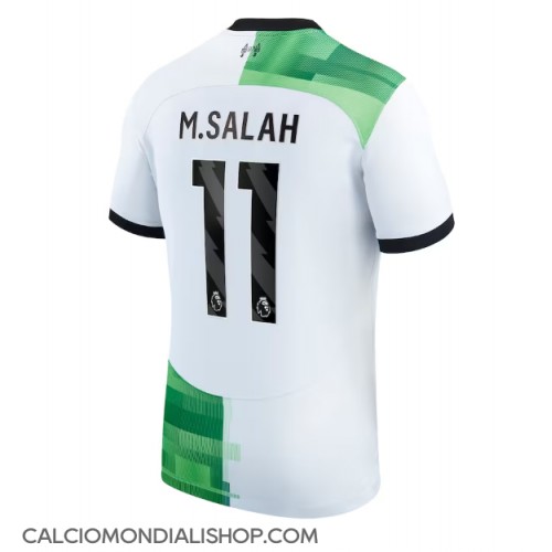 Maglie da calcio Liverpool Mohamed Salah #11 Seconda Maglia 2023-24 Manica Corta